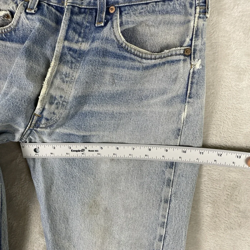 Vintage Levis 501 Jeans Mens 30x30 Redline Selvedge 1980s Made in USA Whiskers